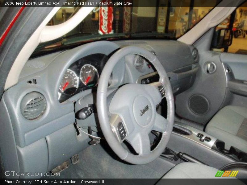 Inferno Red Pearl / Medium Slate Gray 2006 Jeep Liberty Limited 4x4