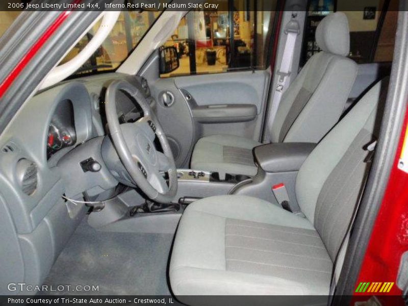 Inferno Red Pearl / Medium Slate Gray 2006 Jeep Liberty Limited 4x4
