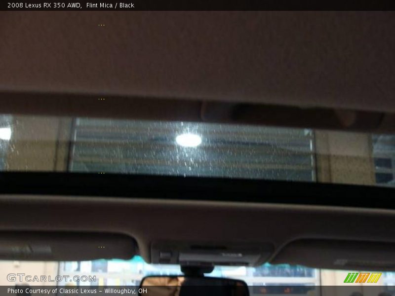 Flint Mica / Black 2008 Lexus RX 350 AWD