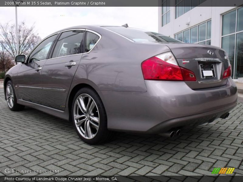 Platinum Graphite / Graphite 2008 Infiniti M 35 S Sedan