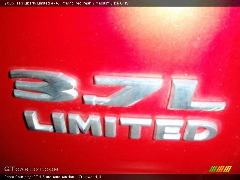 Inferno Red Pearl / Medium Slate Gray 2006 Jeep Liberty Limited 4x4