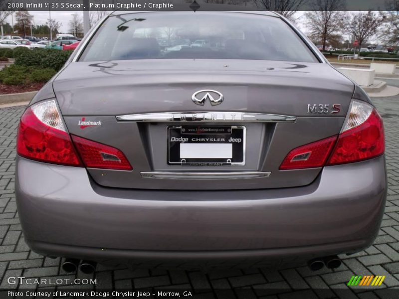 Platinum Graphite / Graphite 2008 Infiniti M 35 S Sedan