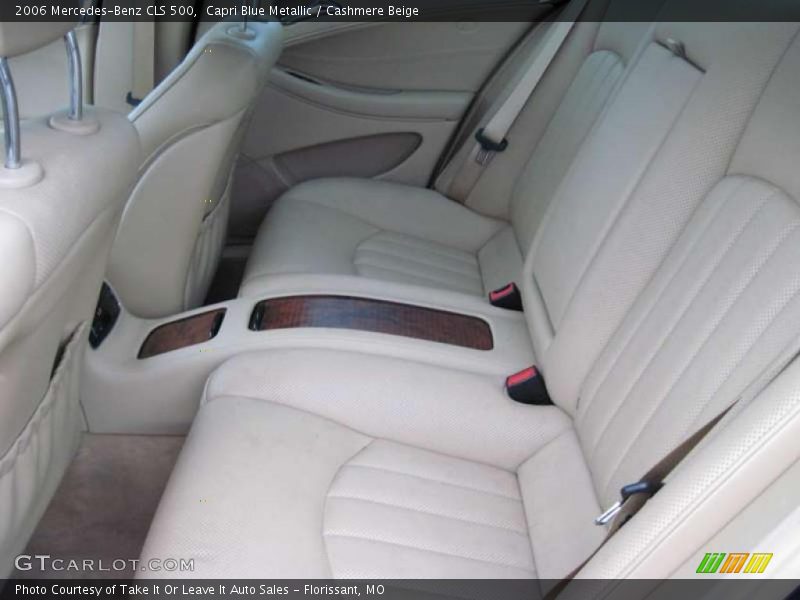 Capri Blue Metallic / Cashmere Beige 2006 Mercedes-Benz CLS 500