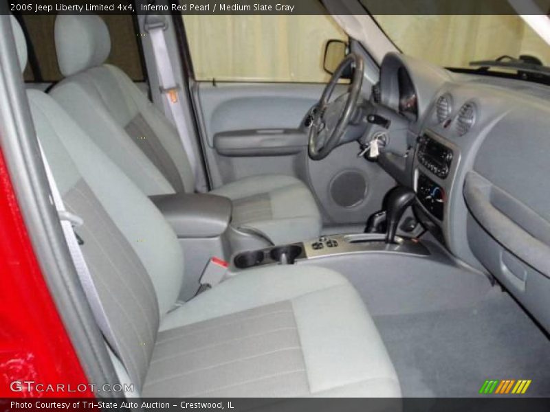 Inferno Red Pearl / Medium Slate Gray 2006 Jeep Liberty Limited 4x4