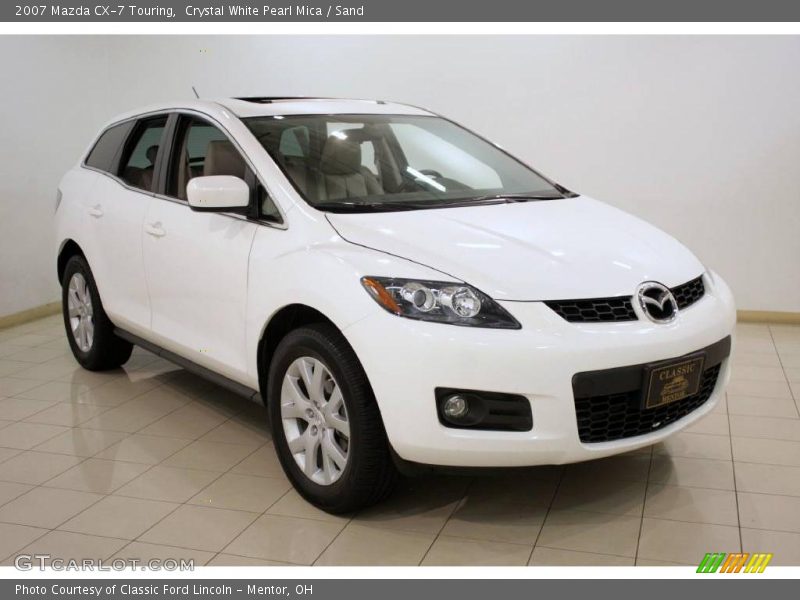 Crystal White Pearl Mica / Sand 2007 Mazda CX-7 Touring
