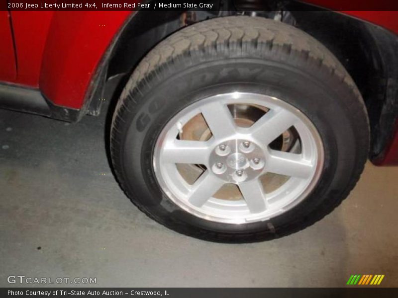 Inferno Red Pearl / Medium Slate Gray 2006 Jeep Liberty Limited 4x4
