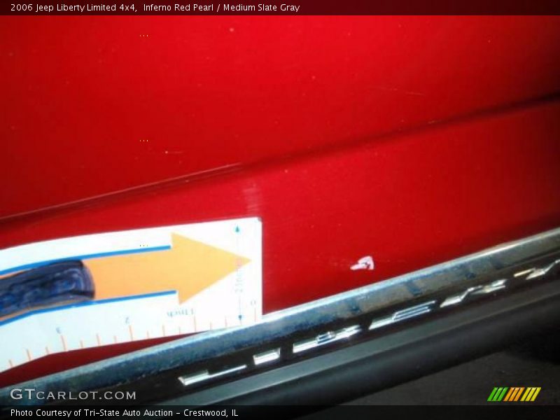 Inferno Red Pearl / Medium Slate Gray 2006 Jeep Liberty Limited 4x4