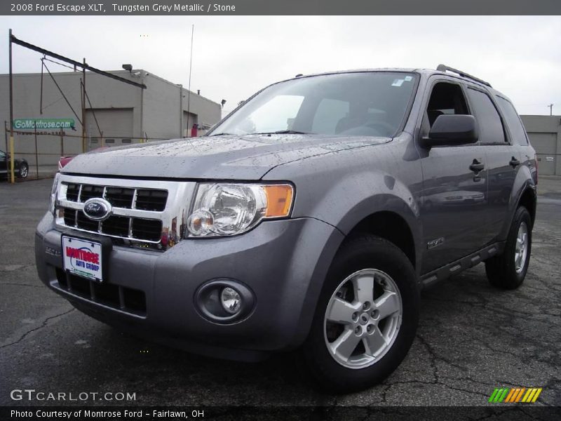 Tungsten Grey Metallic / Stone 2008 Ford Escape XLT