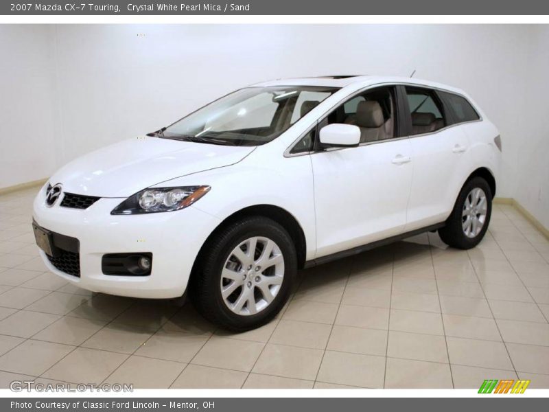 Crystal White Pearl Mica / Sand 2007 Mazda CX-7 Touring