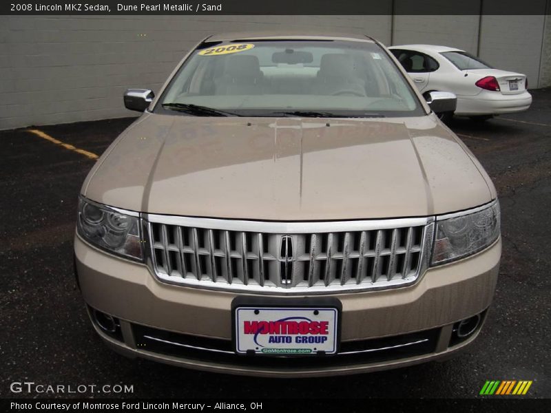 Dune Pearl Metallic / Sand 2008 Lincoln MKZ Sedan