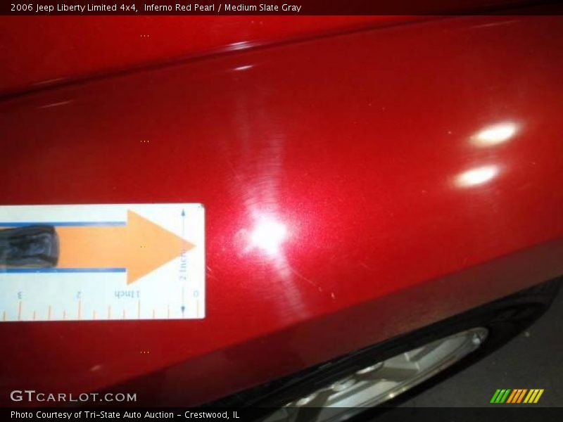 Inferno Red Pearl / Medium Slate Gray 2006 Jeep Liberty Limited 4x4