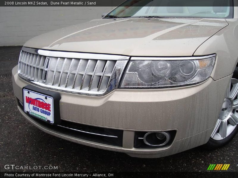 Dune Pearl Metallic / Sand 2008 Lincoln MKZ Sedan