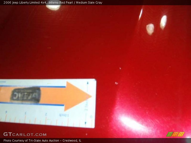 Inferno Red Pearl / Medium Slate Gray 2006 Jeep Liberty Limited 4x4