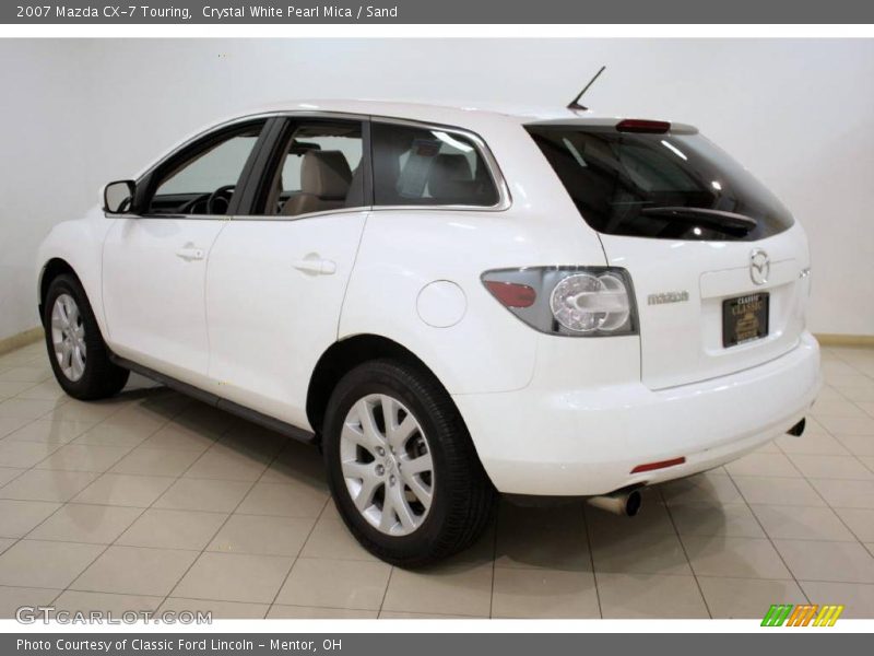 Crystal White Pearl Mica / Sand 2007 Mazda CX-7 Touring