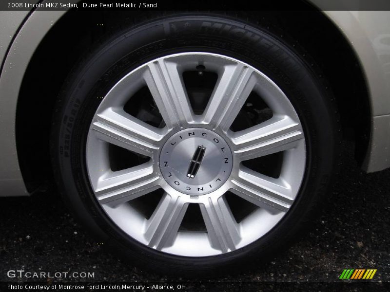 Dune Pearl Metallic / Sand 2008 Lincoln MKZ Sedan