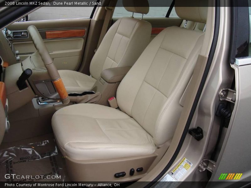 Dune Pearl Metallic / Sand 2008 Lincoln MKZ Sedan