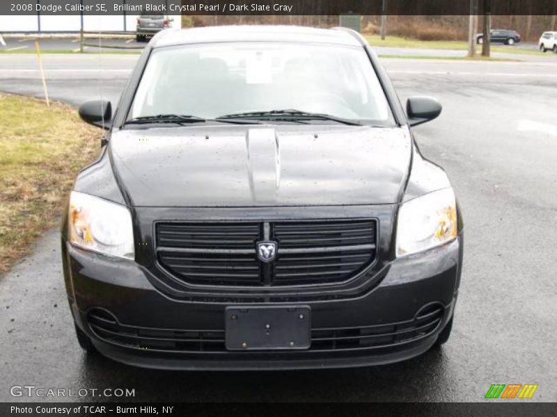 Brilliant Black Crystal Pearl / Dark Slate Gray 2008 Dodge Caliber SE