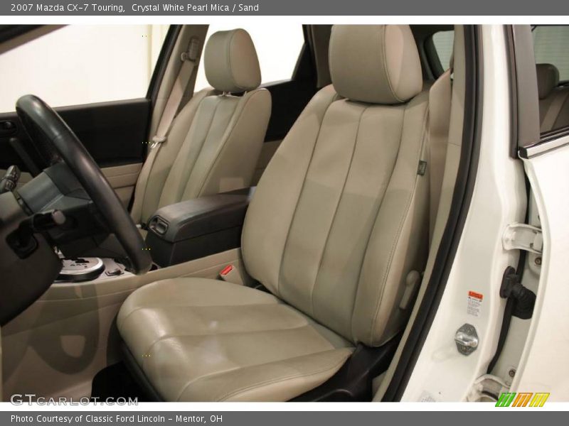 Crystal White Pearl Mica / Sand 2007 Mazda CX-7 Touring