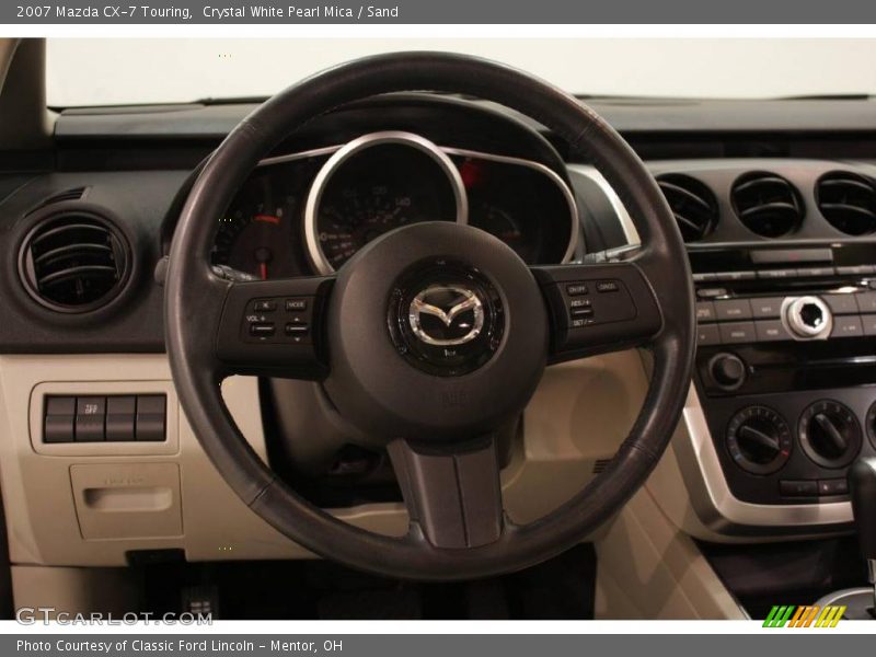 Crystal White Pearl Mica / Sand 2007 Mazda CX-7 Touring