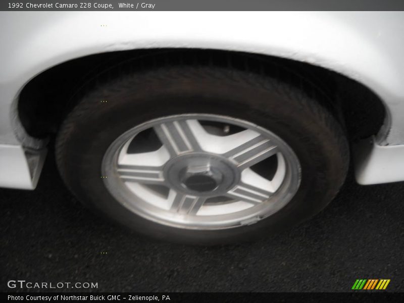 White / Gray 1992 Chevrolet Camaro Z28 Coupe