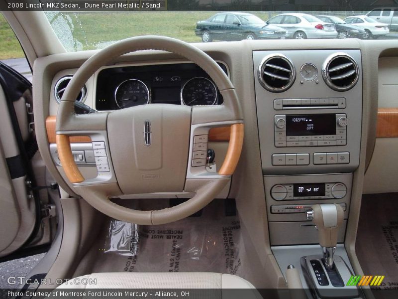 Dune Pearl Metallic / Sand 2008 Lincoln MKZ Sedan