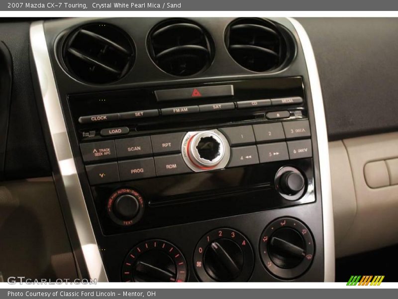 Crystal White Pearl Mica / Sand 2007 Mazda CX-7 Touring