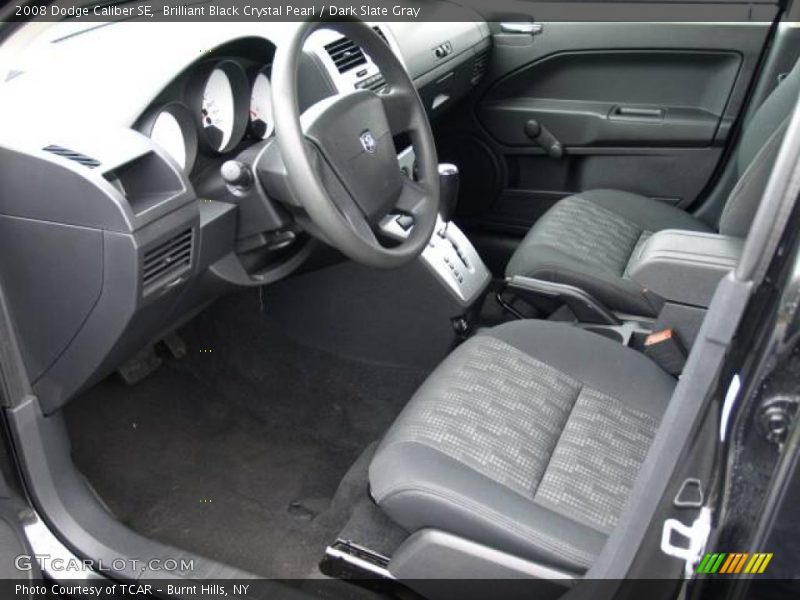 Brilliant Black Crystal Pearl / Dark Slate Gray 2008 Dodge Caliber SE