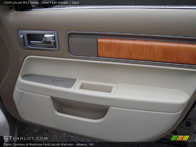 Dune Pearl Metallic / Sand 2008 Lincoln MKZ Sedan