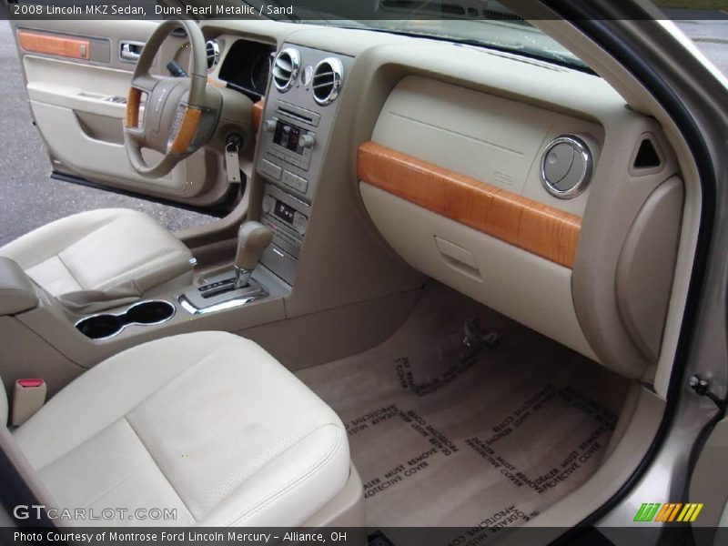 Dune Pearl Metallic / Sand 2008 Lincoln MKZ Sedan