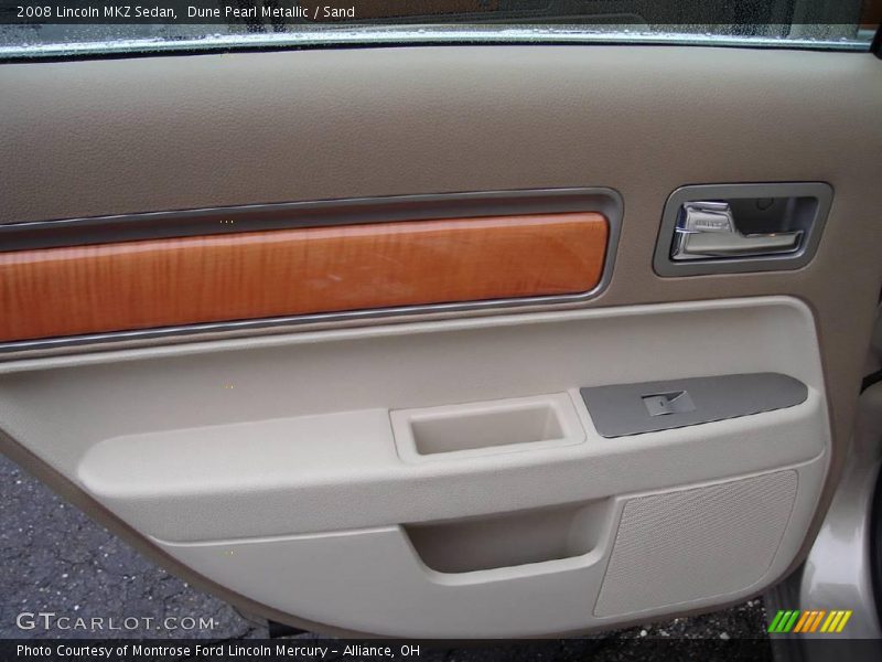 Dune Pearl Metallic / Sand 2008 Lincoln MKZ Sedan