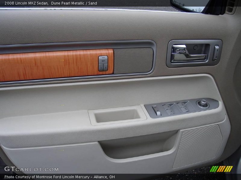 Dune Pearl Metallic / Sand 2008 Lincoln MKZ Sedan