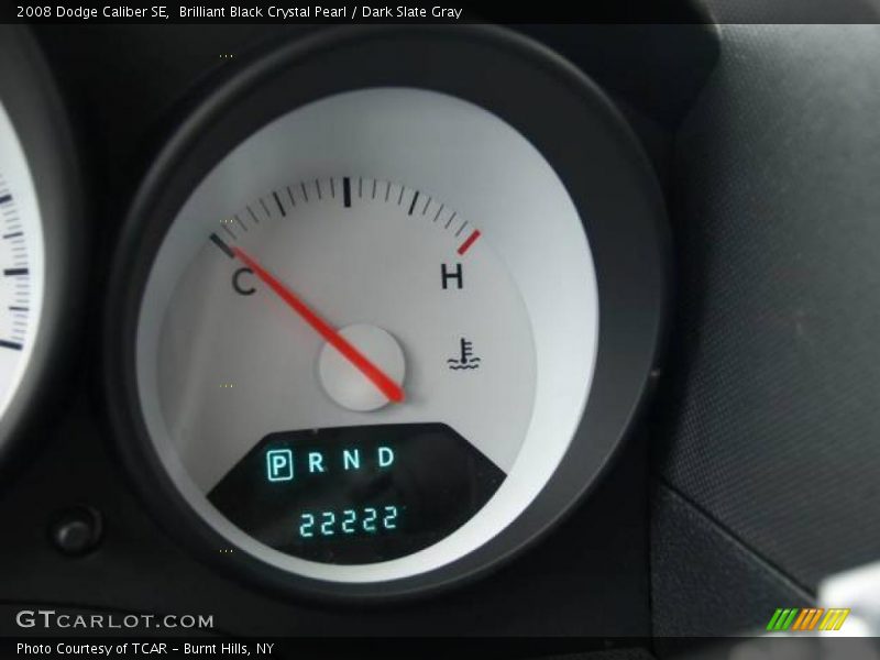 Brilliant Black Crystal Pearl / Dark Slate Gray 2008 Dodge Caliber SE