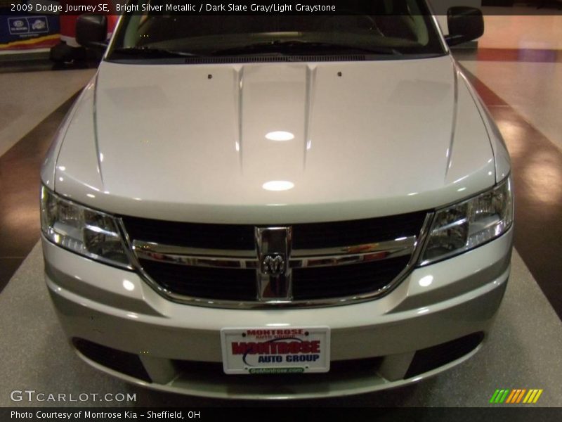 Bright Silver Metallic / Dark Slate Gray/Light Graystone 2009 Dodge Journey SE