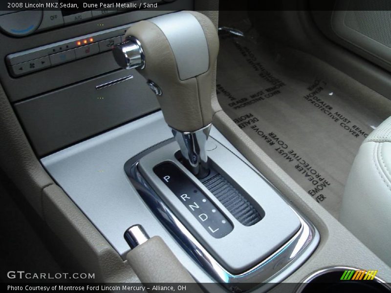 Dune Pearl Metallic / Sand 2008 Lincoln MKZ Sedan