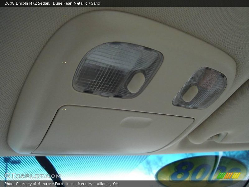 Dune Pearl Metallic / Sand 2008 Lincoln MKZ Sedan