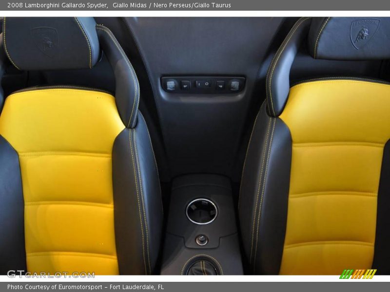 Giallo Midas / Nero Perseus/Giallo Taurus 2008 Lamborghini Gallardo Spyder