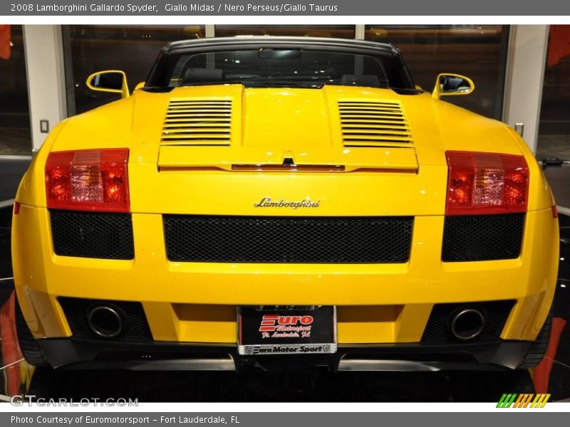 Giallo Midas / Nero Perseus/Giallo Taurus 2008 Lamborghini Gallardo Spyder