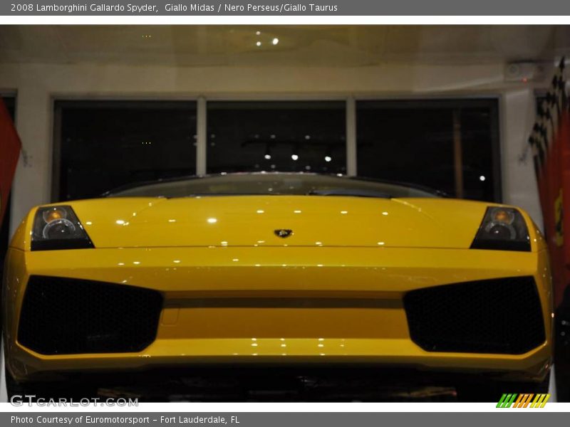 Giallo Midas / Nero Perseus/Giallo Taurus 2008 Lamborghini Gallardo Spyder