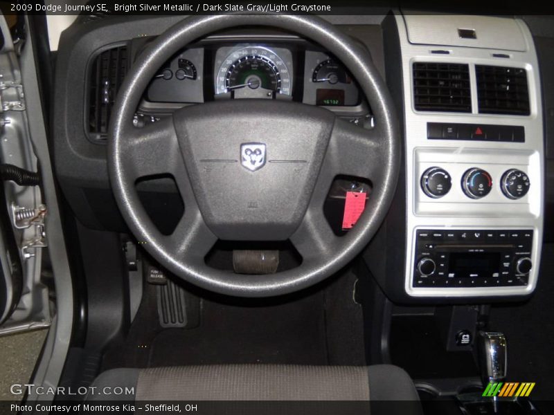 Bright Silver Metallic / Dark Slate Gray/Light Graystone 2009 Dodge Journey SE