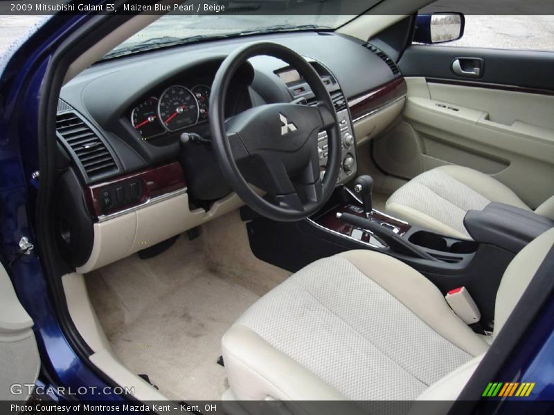 Maizen Blue Pearl / Beige 2009 Mitsubishi Galant ES