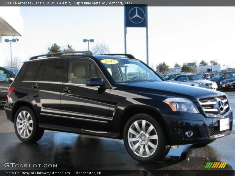 Capri Blue Metallic / Almond/Black 2010 Mercedes-Benz GLK 350 4Matic