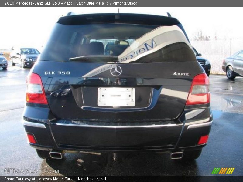 Capri Blue Metallic / Almond/Black 2010 Mercedes-Benz GLK 350 4Matic