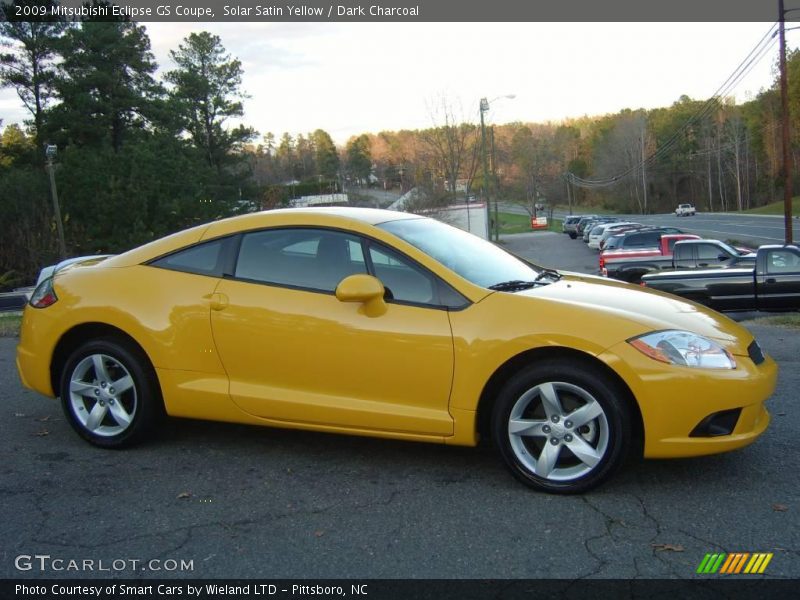 Solar Satin Yellow / Dark Charcoal 2009 Mitsubishi Eclipse GS Coupe