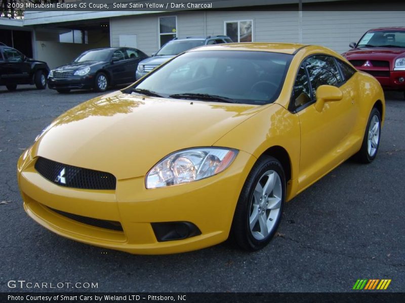 Solar Satin Yellow / Dark Charcoal 2009 Mitsubishi Eclipse GS Coupe