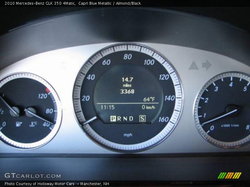 Capri Blue Metallic / Almond/Black 2010 Mercedes-Benz GLK 350 4Matic