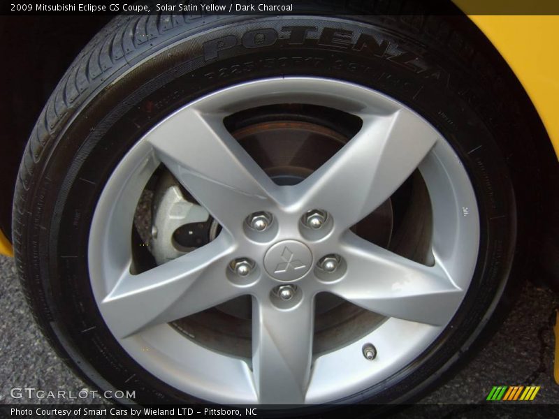 Solar Satin Yellow / Dark Charcoal 2009 Mitsubishi Eclipse GS Coupe