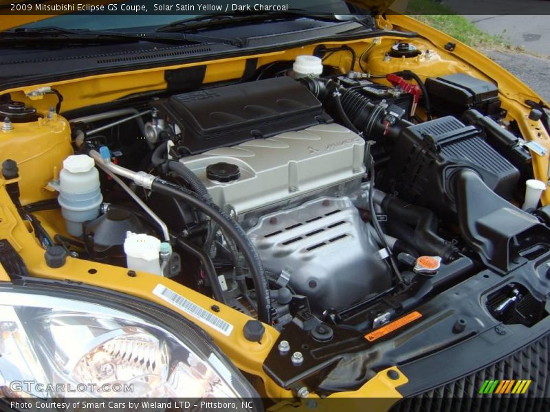 Solar Satin Yellow / Dark Charcoal 2009 Mitsubishi Eclipse GS Coupe