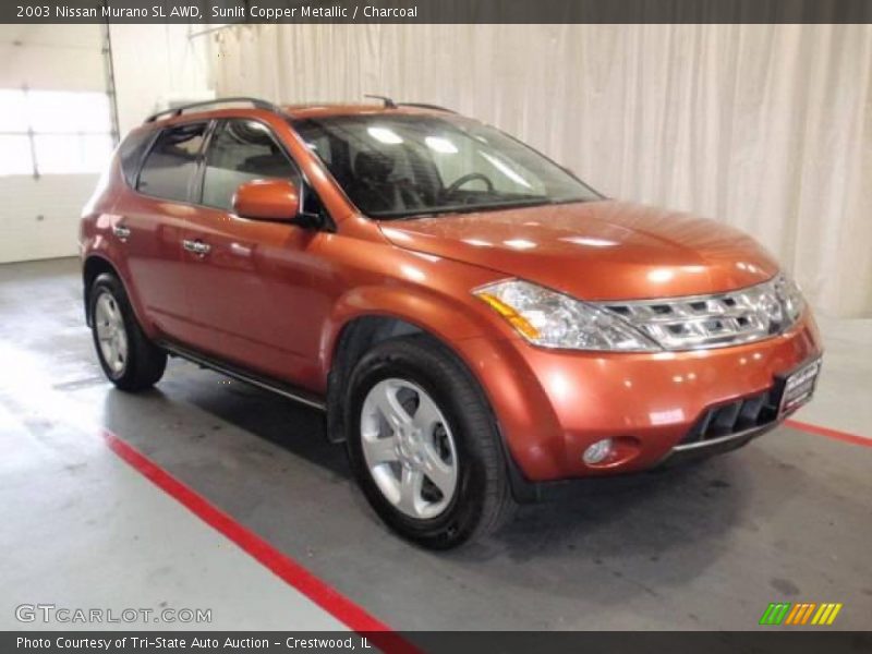 Sunlit Copper Metallic / Charcoal 2003 Nissan Murano SL AWD