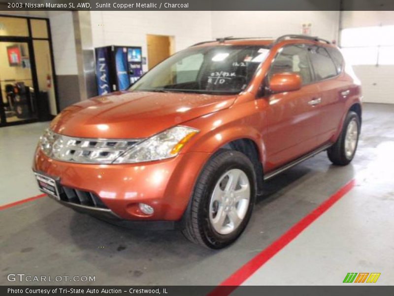 Sunlit Copper Metallic / Charcoal 2003 Nissan Murano SL AWD