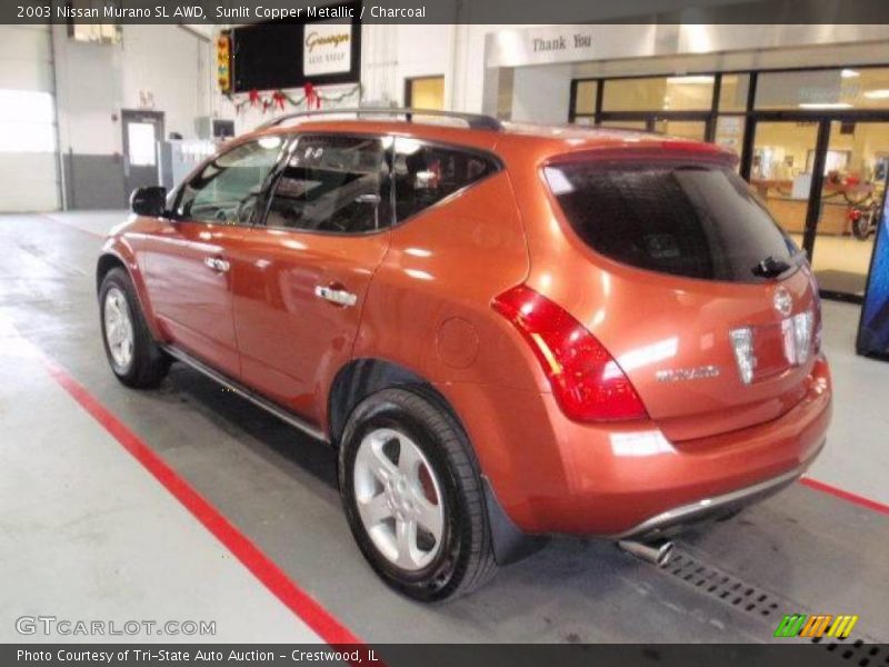 Sunlit Copper Metallic / Charcoal 2003 Nissan Murano SL AWD